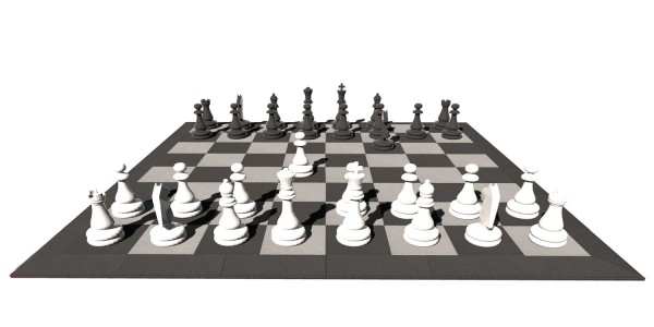 Spiel "Schach und Dame"